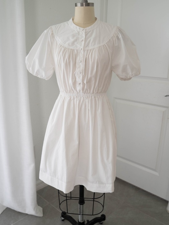 J. Crew Dresses & Skirts - J. Crew White Cotton Mini Dress with Peter Pan Collar